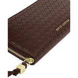 Katie Loxton Large Nova Woven Texture Purse - Chocolate - Old Railway Line Garden Centre
