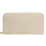 Katie Loxton Large Nova Woven Texture Purse - Oyster