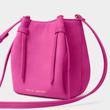 Katie Loxton Magenta Celina Mini Suedette Bucket Bag - Old Railway Line Garden Centre