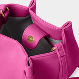 Katie Loxton Magenta Celina Mini Suedette Bucket Bag - Old Railway Line Garden Centre