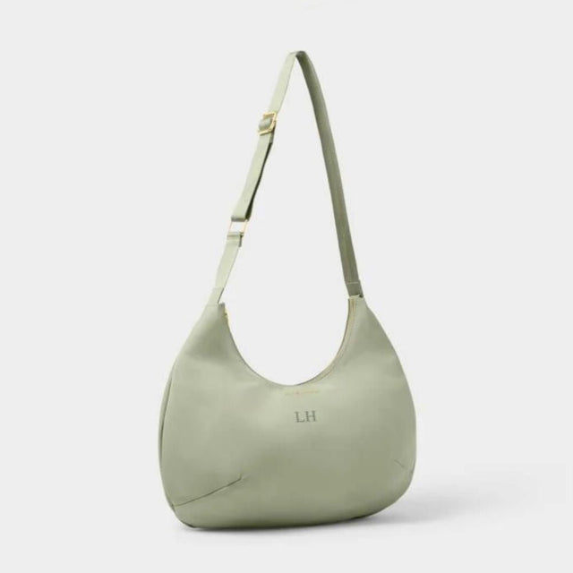 Katie Loxton Matcha Nylon - Luxe Sling Shoulder Bag - Old Railway Line Garden Centre