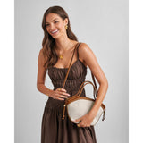 Katie Loxton Mini Florence Raffia Tote Bag - Cognac
