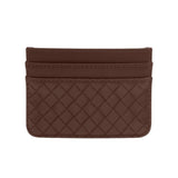 Katie Loxton Nova Woven Texture Card Holder - Chocolate - Old Railway Line Garden Centre