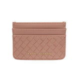 Katie Loxton Nova Woven Texture Card Holder - Pink Clay - Old Railway Line Garden Centre