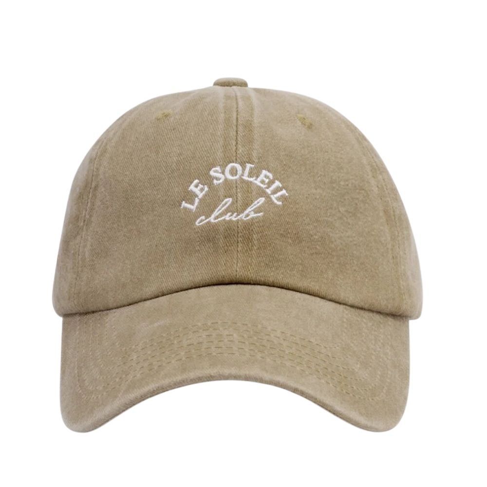 Katie Loxton One Size Embroidered Cap - Taupe - Old Railway Line Garden Centre