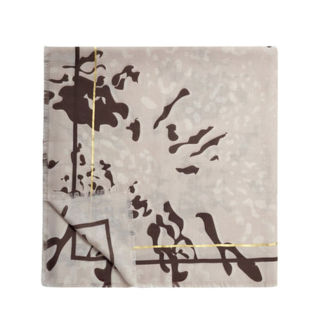 Katie Loxton One Size Printed Foil Scarf - Light Taupe - Old Railway Line Garden Centre