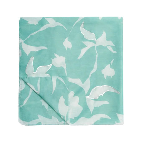 Katie Loxton One Size Printed Foil Scarf - Turquoise - Old Railway Line Garden Centre