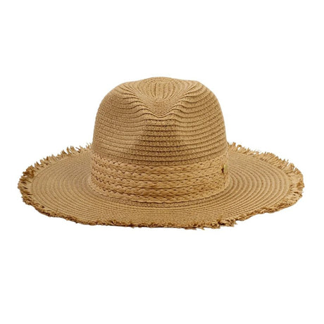 Katie Loxton One Size Straw Fedora Hat - Old Railway Line Garden Centre