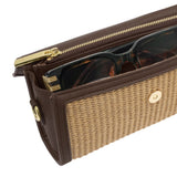 Katie Loxton Raffia Glasses & Card Holder Travel Case