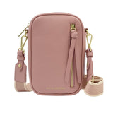 Katie Loxton Small Hallie Canvas Strap Crossbody Bag - Pink Heather