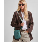 Katie Loxton Small Hallie Canvas Strap Crossbody Bag - Teal - Old Railway Line Garden Centre