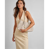 Katie Loxton Small Nova Hand Woven Tote Bag - Oyster - Old Railway Line Garden Centre