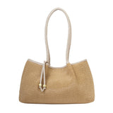 Katie Loxton Small Nova Raffia Shoulder Tote Bag - Natural Oyster - Old Railway Line Garden Centre