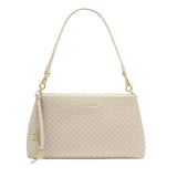 Katie Loxton Small Nova Woven Texture Clutch - Oyster