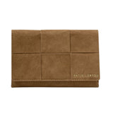 Katie Loxton Taya Suedette Woven Purse - Brown