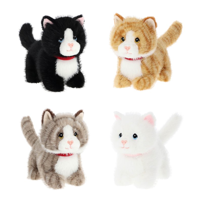 Keel Toys 18cm Pouncing Kitty Love Soft Plush Toy (Choice of 4)