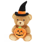 Keel Toys 20cm Bear with Witch Hat & Pumpkin