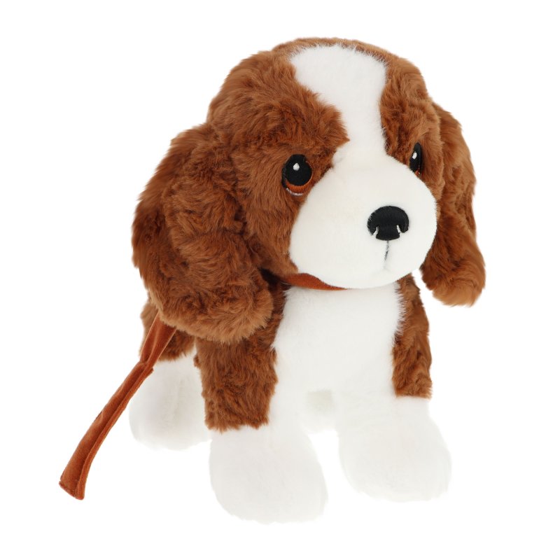 Keel Toys 23cm Puppy Love on Lead Spaniel Soft Plush Toy