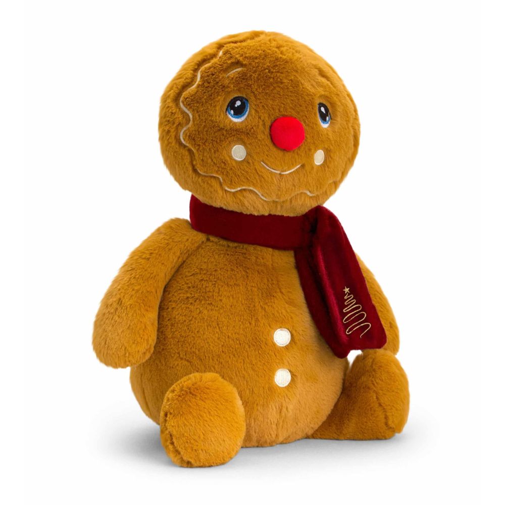 Keel Toys 25cm Gingerbread Man with Scarf