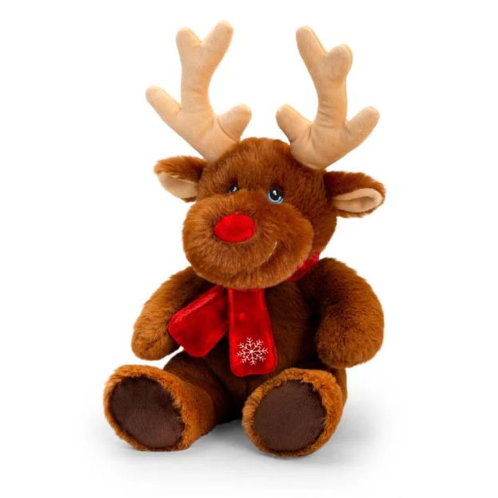 Keel Toys 25cm Reindeer with Scarf