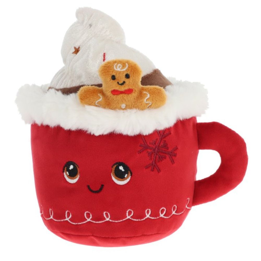 Keel Toys 16cm Christmas Hot Chocolate Soft Toy