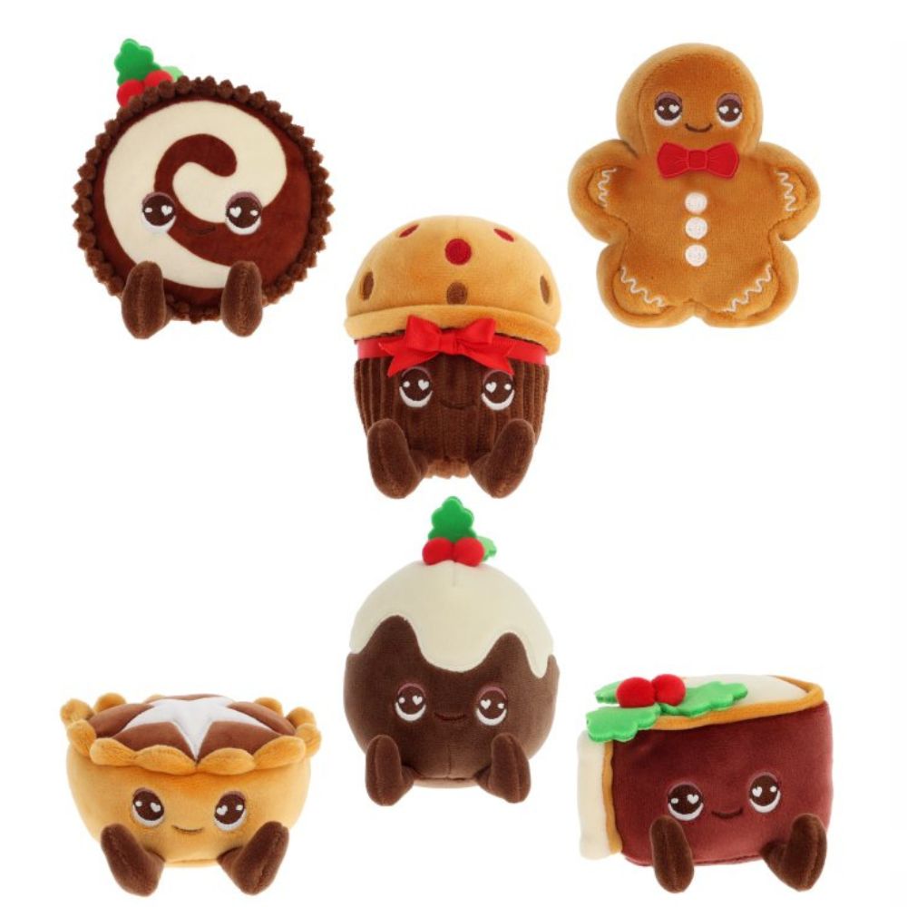 Keel Toys Festive bakery Sweet Treats Soft Toy (Choice of 6)