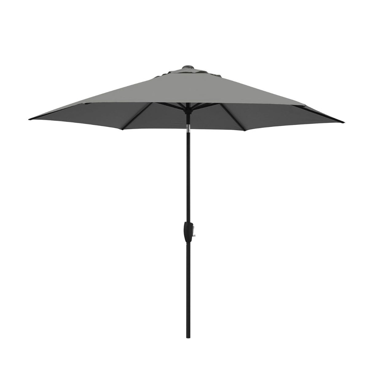 Kettler 2.5m Wind-Up Auto Tilt Parasol with Night Cover - Slate