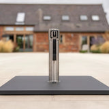 Kettler 30kg Square Plain Steel Parasol Base - Old Railway Line Garden Centre