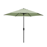 Kettler 3.0m Wind-Up Auto Tilt Parasol with Night Cover - Sage - Old Railway Line Garden Centre