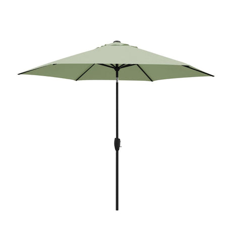 Kettler 3.0m Wind-Up Auto Tilt Parasol with Night Cover - Sage - Old Railway Line Garden Centre