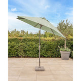Kettler 3.0m Wind-Up Auto Tilt Parasol with Night Cover - Sage - Old Railway Line Garden Centre