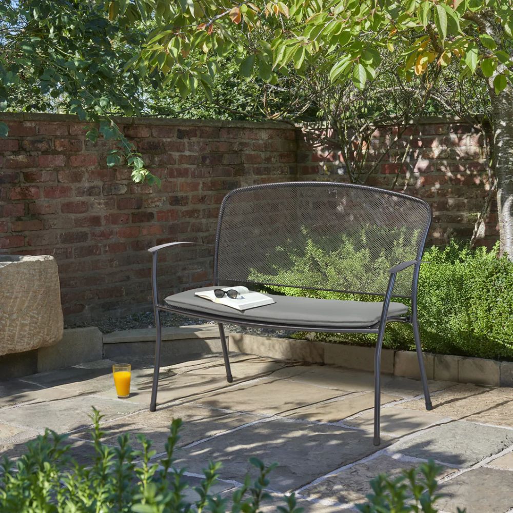 Kettler Caredo Bench with Bench Pad - Slate