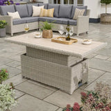 Kettler Palma Signature Lounge Sofa Garden Furniture Set in Whitewash - Old Railway Line Garden Centre