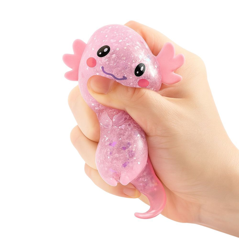 Keycraft Sparkly Squishy Axolotl (Choice of 4)