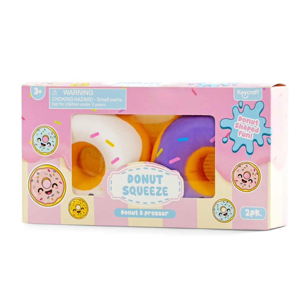 Keycraft Sprinkle Donut Squeeze - 2 pack (Choice of 2)