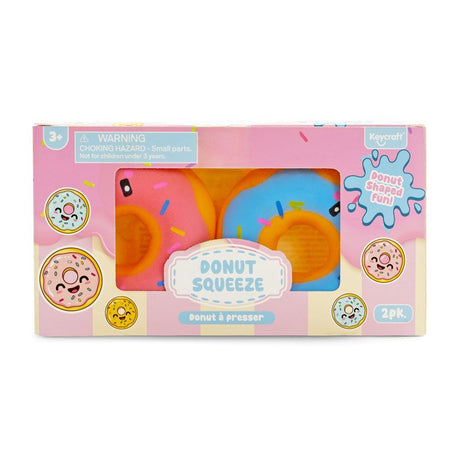 Keycraft Sprinkle Donut Squeeze - 2 pack (Choice of 2)