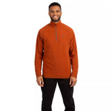 Trespass Keynote AT100 1/2 Zip Fleece - Burnt Orange