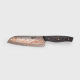 Kietsu Lava Damascus 18cm Santoku Knife