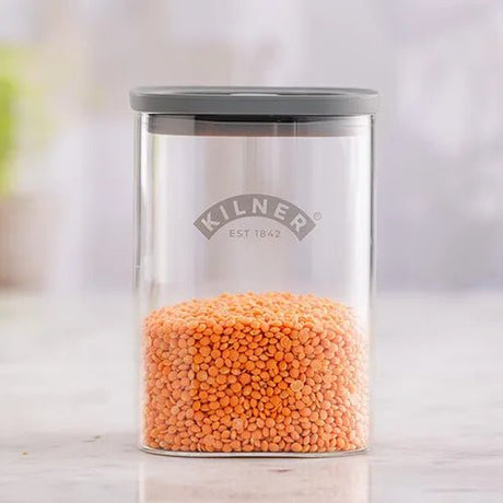 Kilner 1L Fresh Storage Square Jar - Old Railway Line Garden Centre