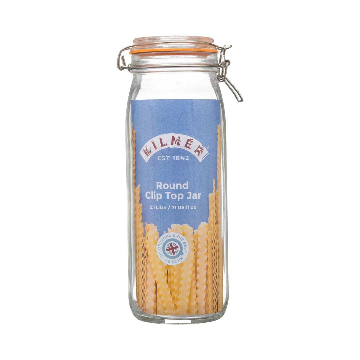 Kilner 2.1 Litre Clip Top Round Jar - Old Railway Line Garden Centre