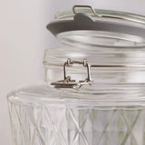 Kilner 5L Clip Top Diamond Dispenser Stainless Steel Tap - Old Railway Line Garden Centre