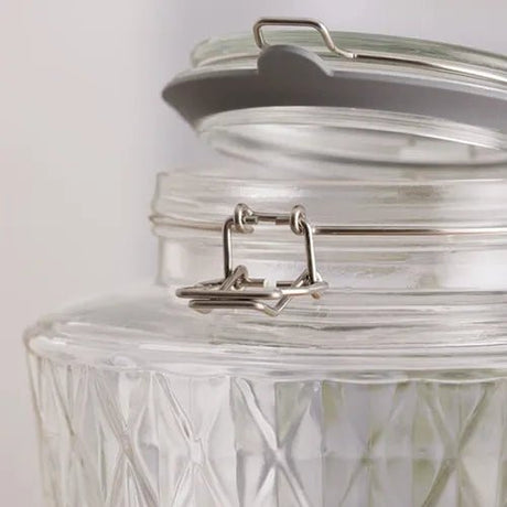 Kilner 5L Clip Top Diamond Dispenser Stainless Steel Tap - Old Railway Line Garden Centre