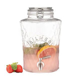 Kilner 5L Clip Top Diamond Dispenser Stainless Steel Tap - Old Railway Line Garden Centre
