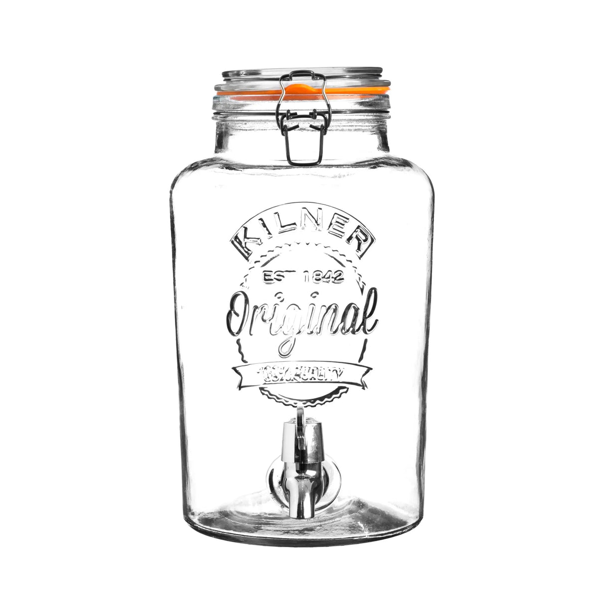 Kilner 5ltr Clip Top Glass Drinks Dispenser - Old Railway Line Garden Centre