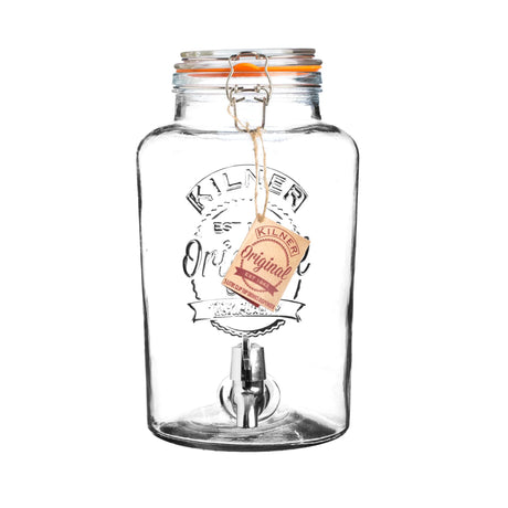 Kilner 5ltr Clip Top Glass Drinks Dispenser