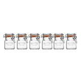 Kilner Clip Top Glass Spice Jar Set