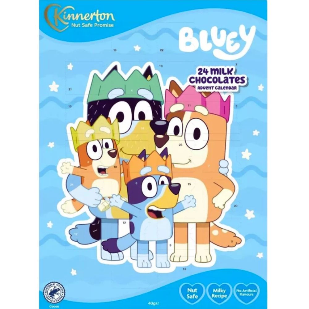 Kinnerton Bluey Milk Chocolate Advent Calendar