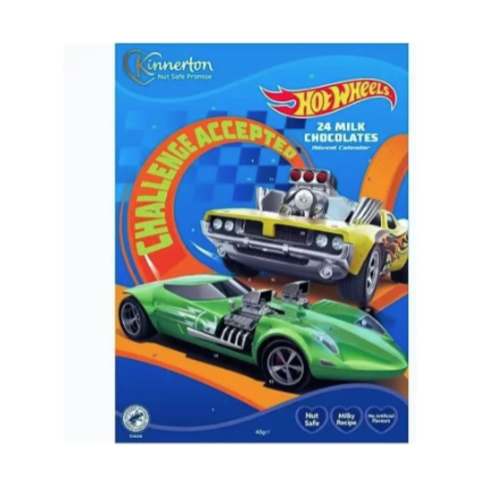 Kinnerton Hot Wheels Milk Chocolate Advent Calendar