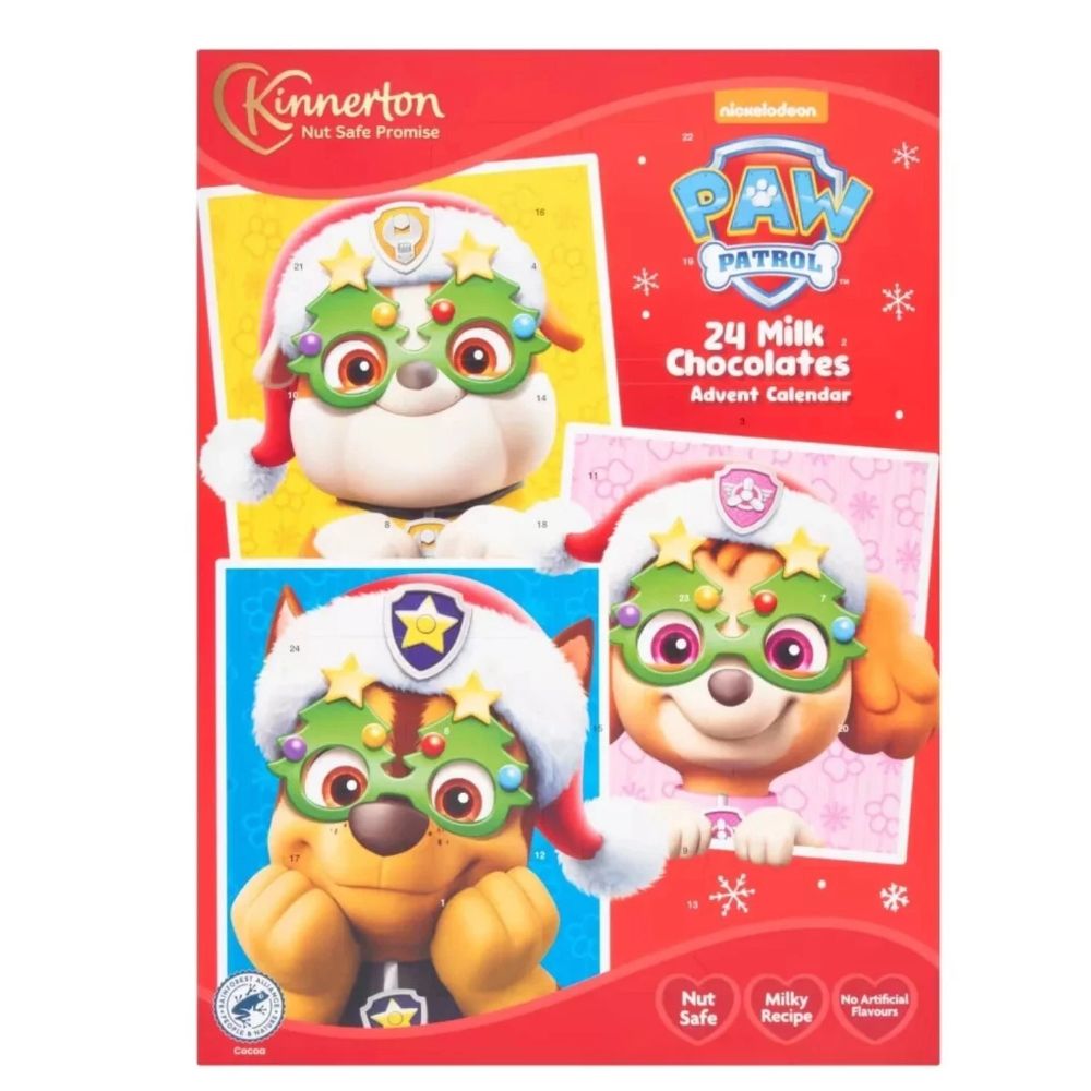Kinnerton Paw Patrol Milk Chocolate Advent Calendar