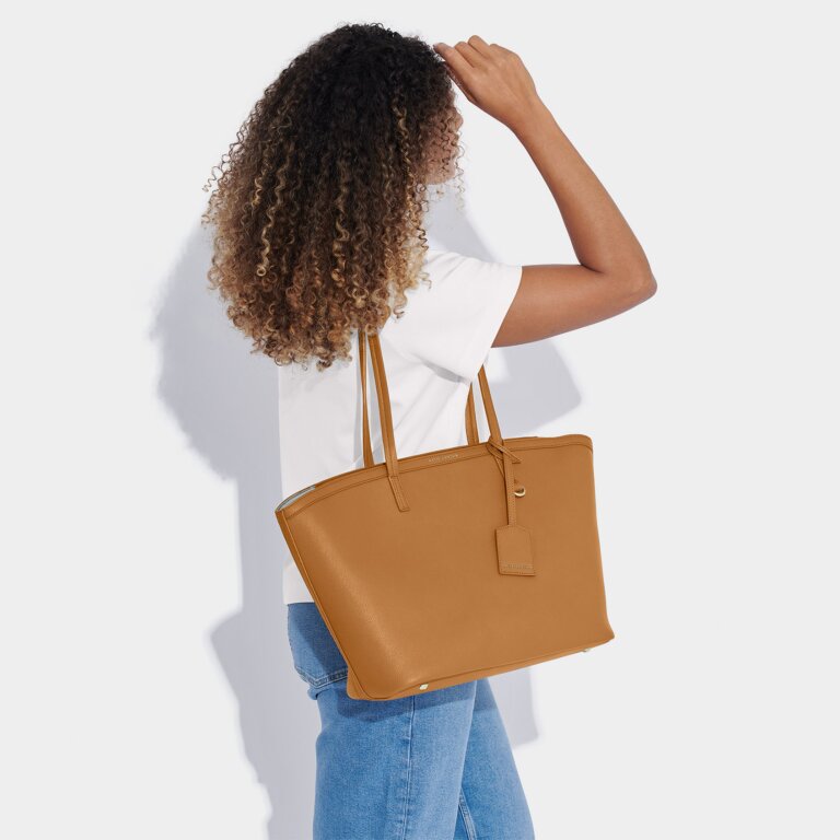 Katie Loxton 49cm Cognac Travel Tote Bag